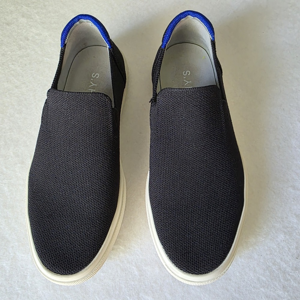 Rothy's Women's Black Slip-On Sneakers | Lightweight Casual Size 8 - Picture 5 of 9
